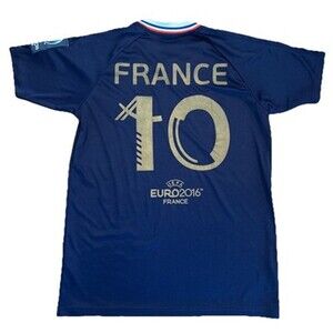 VTG France EURO2016 UEFA #10 Soccer Football Jersey Adult Small TShirt
